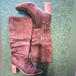 Brown Knee-High Women's Boots